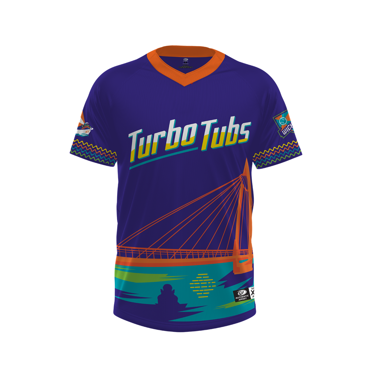 Wichita Wind Surge Youth Turbo Tubs Alternate Replica Jersey