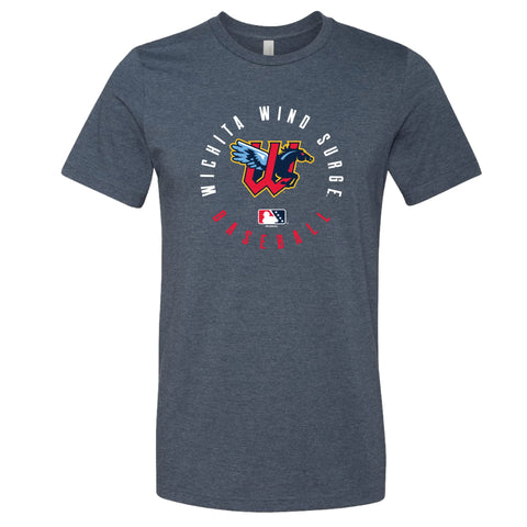Wichita Wind Surge Mens Jesea T-Shirt Navy