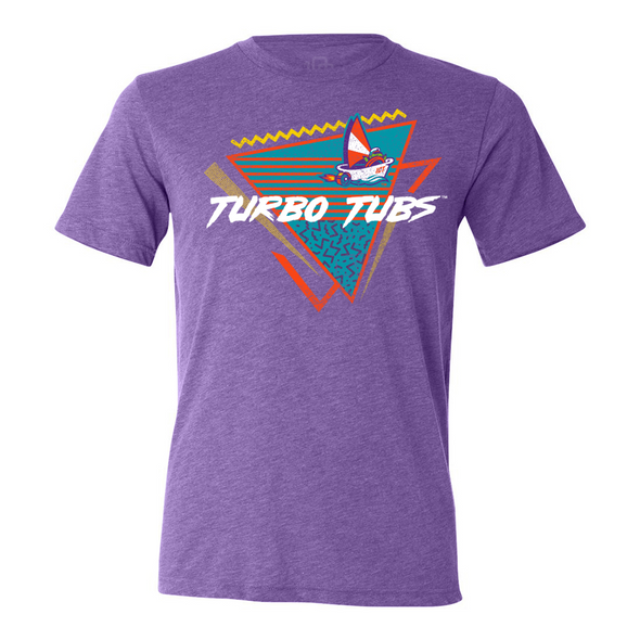 Wichita Wind Surge Adult Purple Turbo Tubs 90s Tee