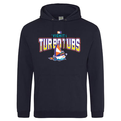 Wichita Wind Surge Adult Navy Turbo Tubs Facelift Hoodie