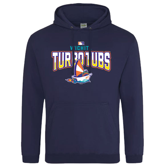 Wichita Wind Surge Adult Navy Turbo Tubs Facelift Hoodie