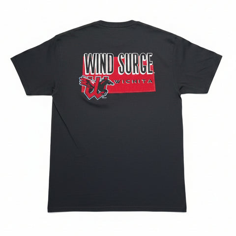 Wichita Wind Surge Adult Champ Charcoal Ouray Tee