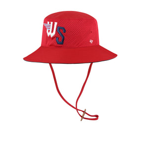 Wichita Wind Surge '47 Red Road Panama Pail Bucket Cap