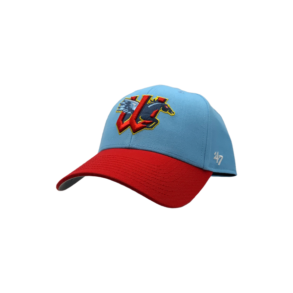 Wichita Wind Surge '47 Adult 2-Tone Columbia/Red MVP Cap – Wichita