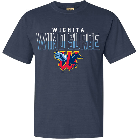 Wichita Wind Surge Adult Denim Banton Tee