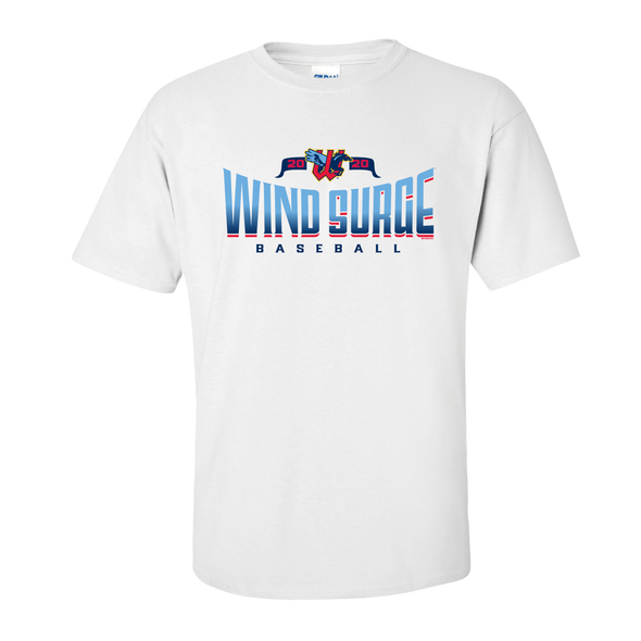 Wichita Wind Surge Adult White Carl Tee