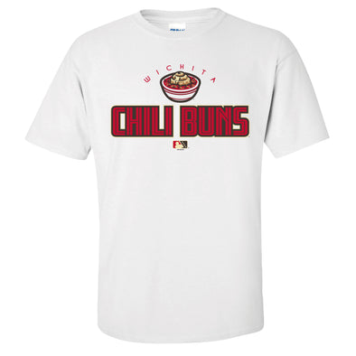 Wichita Wind Surge Adult White Chili Buns Forte Tee
