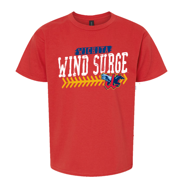 Wichita Wind Surge Youth Red Sharman Tee