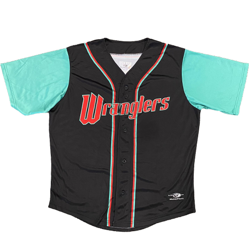Wichita Wind Surge Adult Black Wichita Wranglers Replica