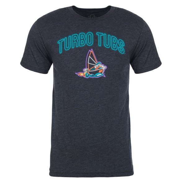 Wichita Wind Surge Adult Navy Turbo Tubs Neon Tee