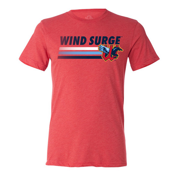 Wichita Wind Surge Adult Red Penthouse Tee