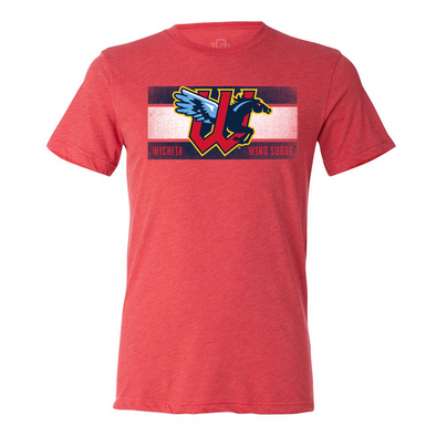 Wichita Wind Surge Adult Red Wristband Tee