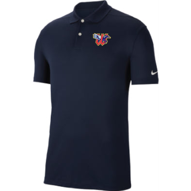 Wichita Wind Surge Adult Navy Golf Victory Solid Polo