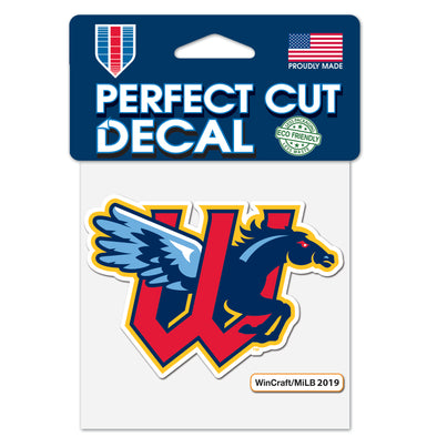 Wichita Wind Surge Home Logo 4x4 Perfect Cut Decal