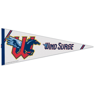 Wichita Wind Surge Home Logo 12x30 Pennant