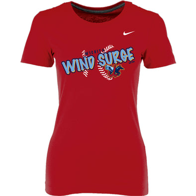Wichita Wind Surge Women's Red 163 Cotton Tee