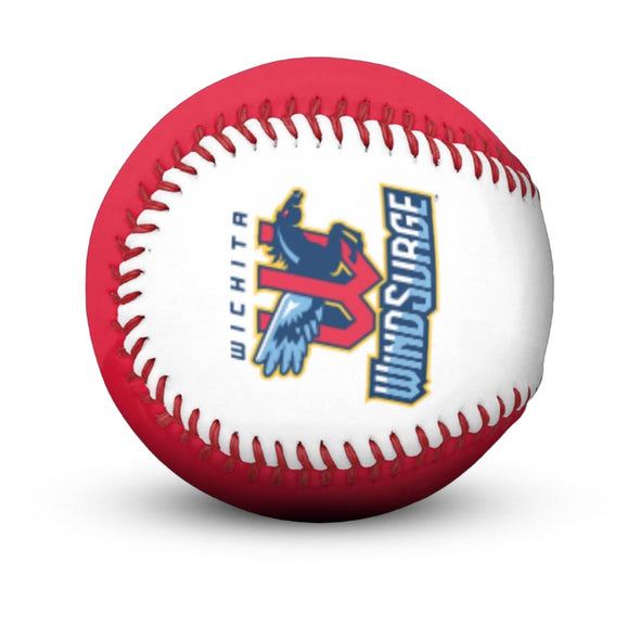 Wichita Wind Surge 2-Tone Primary Logo Baseball