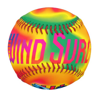 Wichita Wind Surge Tye Die Baseball