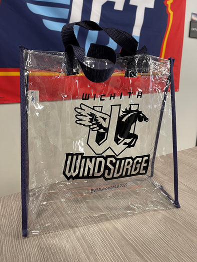 Wichita Wind Surge Clear Stadium Tote Bag