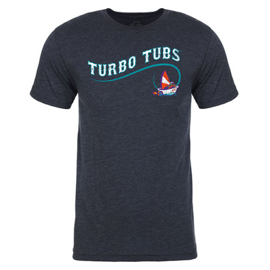 Wichita Wind Surge Adult Navy Turbo Tubs Old Timey Tee