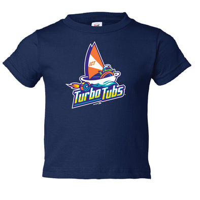 Wichita Wind Surge Toddler Navy Turbo Tubs Logo Tee